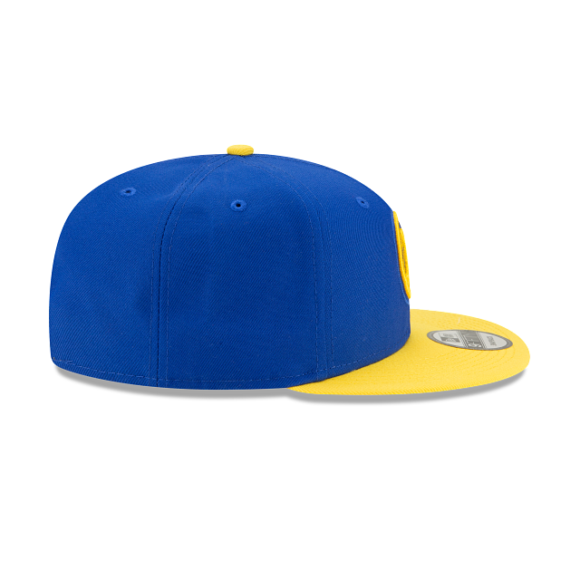 Golden State Warriors NBA New Era Men's Royal Blue/Yellow 9Fifty Two Tone Snapback