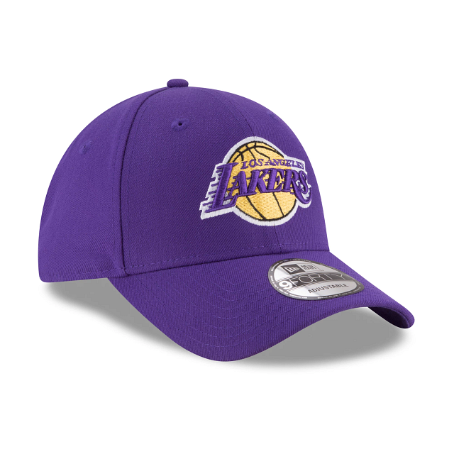 Los Angeles Lakers NBA New Era Men's Purple 9Forty The League Adjustable Hat