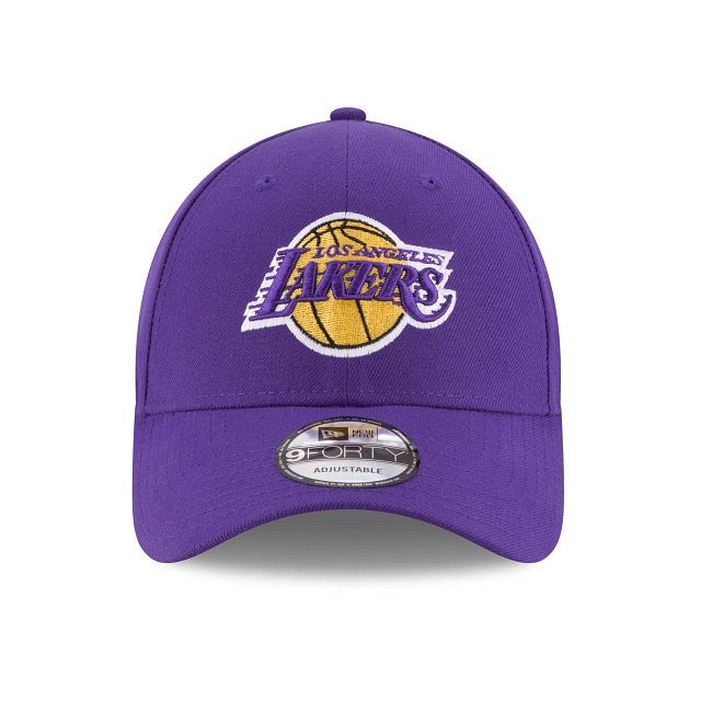 Los Angeles Lakers NBA New Era Men's Purple 9Forty The League Adjustable Hat