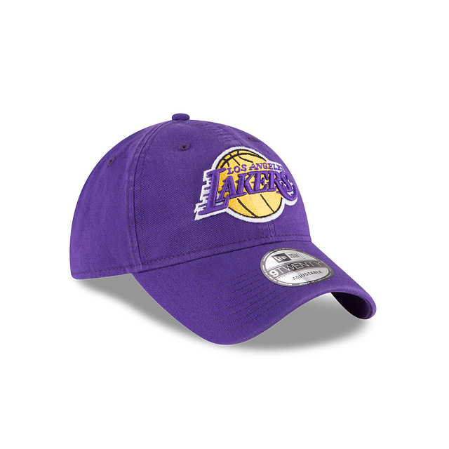 Los Angeles Lakers NBA New Era Men's Purple 9Twenty Core Classic Adjustable Hat