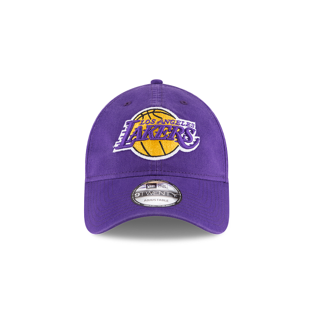 Los Angeles Lakers NBA New Era Men's Purple 9Twenty Core Classic Adjustable Hat