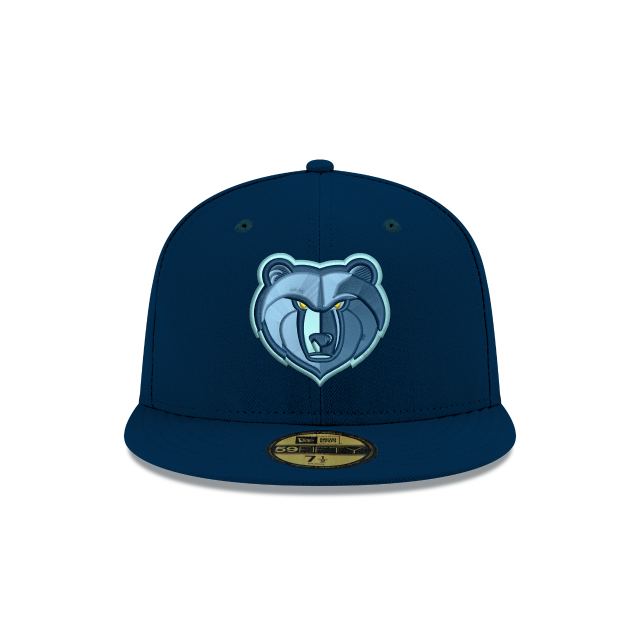 Casquette ajustée 59Fifty Basic de la NBA Memphis Grizzlies pour homme de New Era, bleu marine