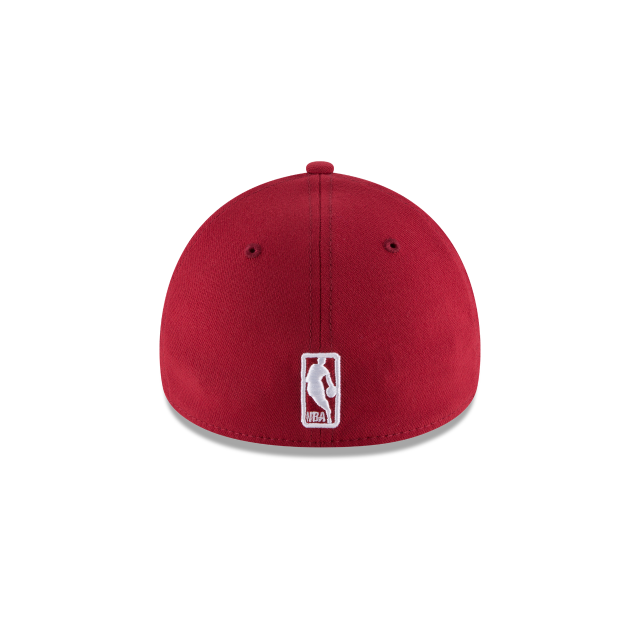 Miami Heat NBA New Era Men's Red 39Thirty Team Classic Stretch Fit Hat