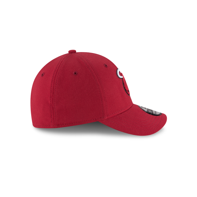 Miami Heat NBA New Era Men's Red 39Thirty Team Classic Stretch Fit Hat