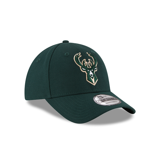 Milwaukee Bucks NBA New Era Men's Green 9Forty The League Adjustable Hat