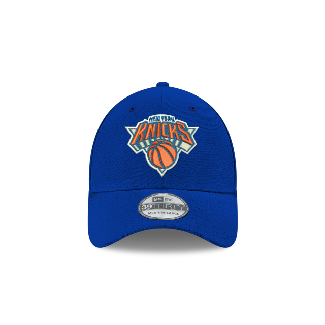 Casquette extensible classique New Era Royal 39Thirty Team pour homme des New York Knicks NBA