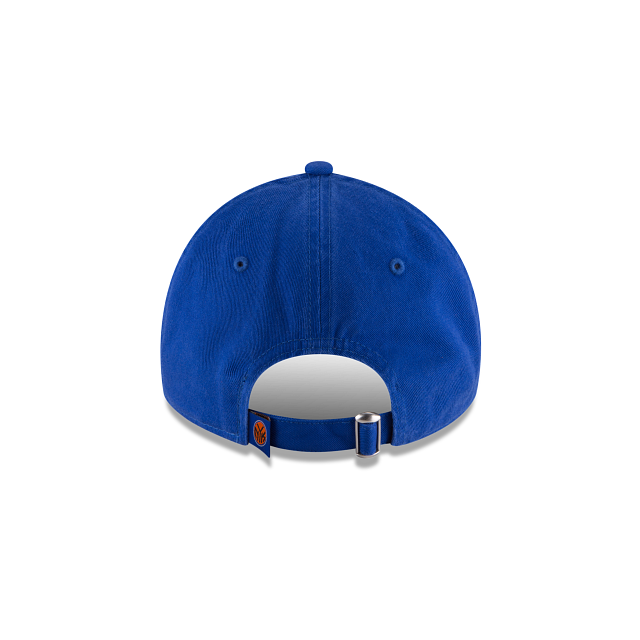 Casquette ajustable classique New Era Royal 9Twenty Core pour homme des New York Knicks NBA