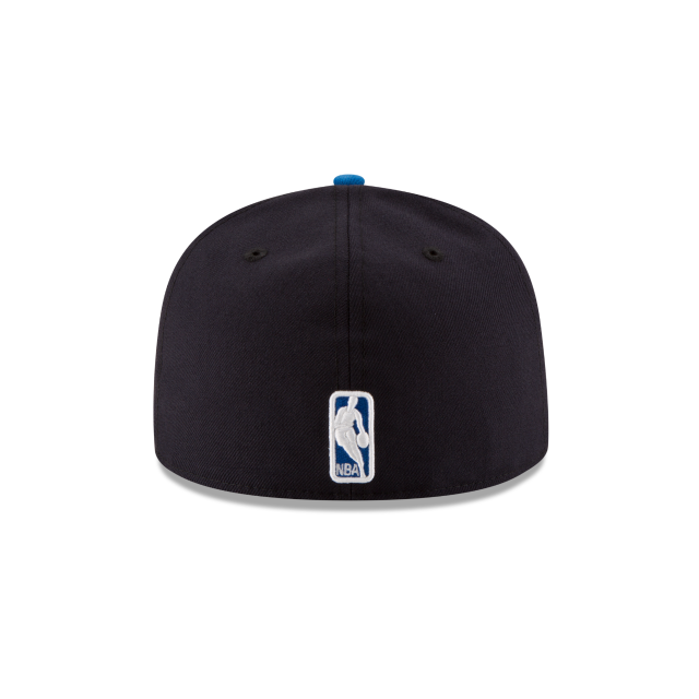 Casquette ajustée bicolore 59Fifty noire/bleue pour homme NBA New Era Oklahoma City Thunder