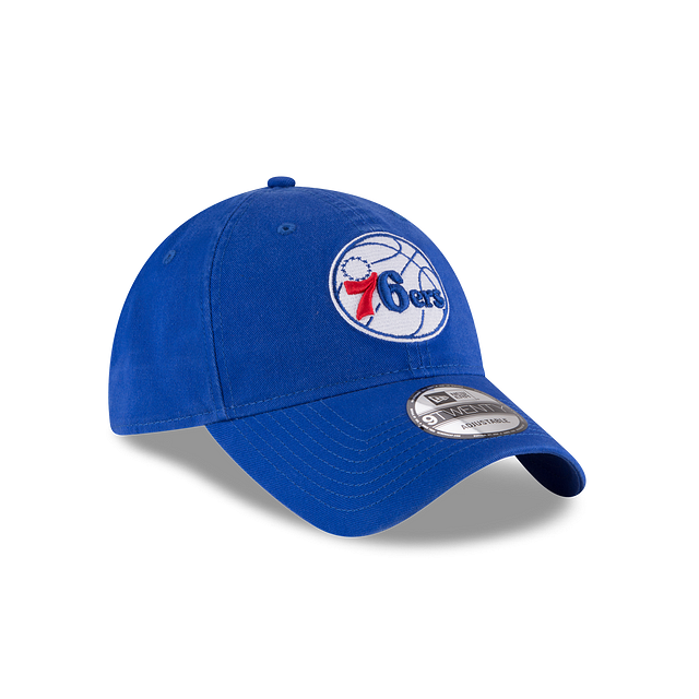 Philadelphia 76ers NBA New Era Men's Royal 9Twenty Core Classic Adjustable Hat