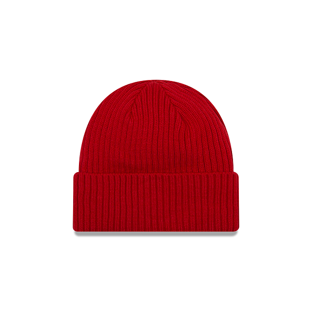 Bonnet en tricot à revers classique rouge pour homme Portland Blazers NBA New Era