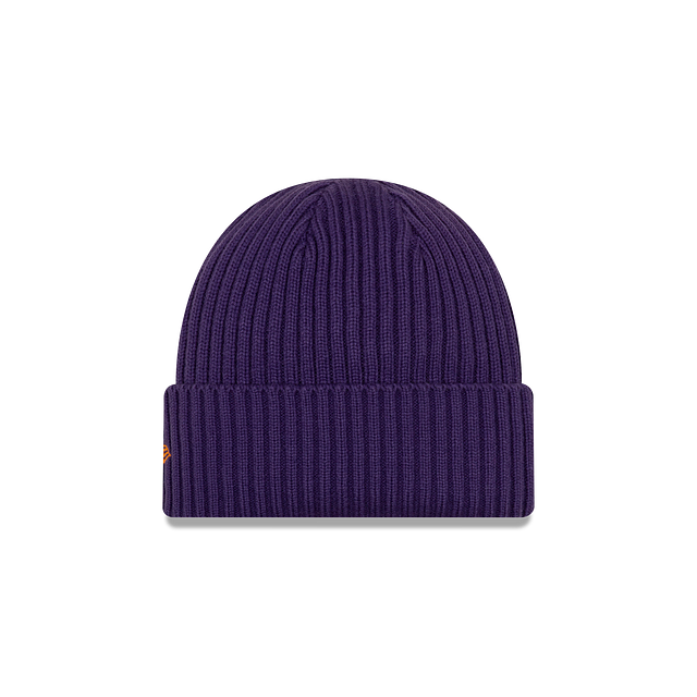 Bonnet en tricot à revers classique violet pour homme Phoenix Suns NBA New Era