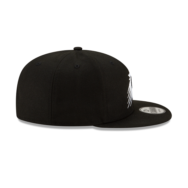 Phoenix Suns NBA New Era Men's Black/White 9Fifty Basic Snapback