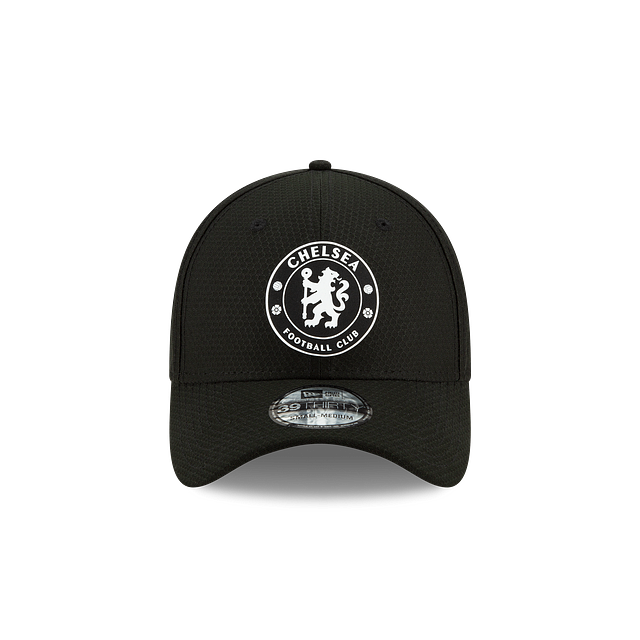 Casquette extensible classique Chelsea FC EPL New Era 39Thirty Team pour homme, rouge