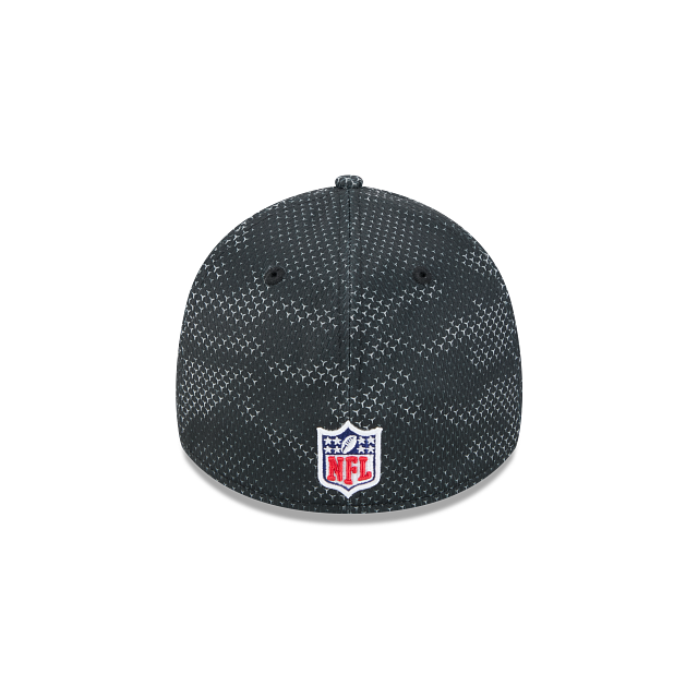 Casquette extensible noire 39Thirty 2024 Sideline pour homme des Baltimore Ravens NFL New Era