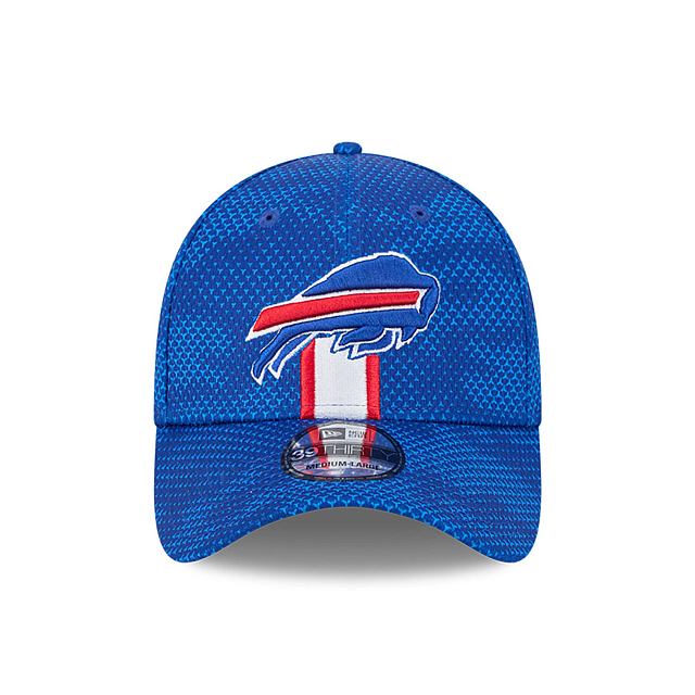 Buffalo Bills NFL New Era Men's Royal 39Thirty 2024 Sideline Stretch Fit Hat