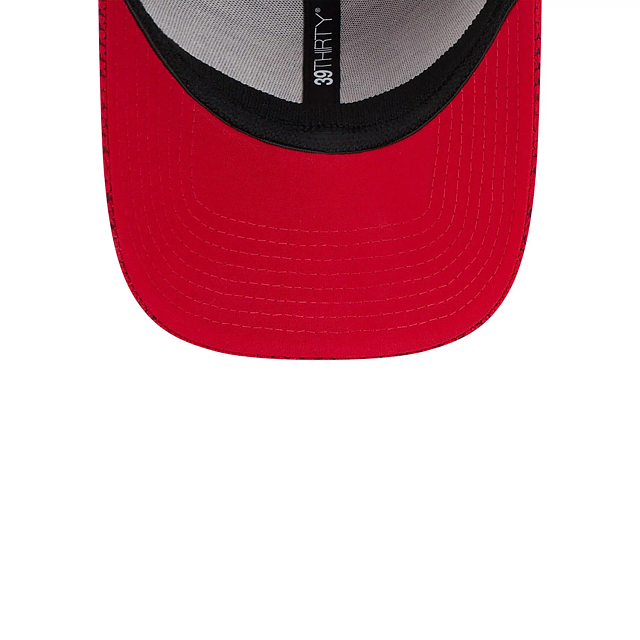 Casquette extensible rouge 39Thirty 2024 Sideline pour homme des 49ers de San Francisco NFL New Era