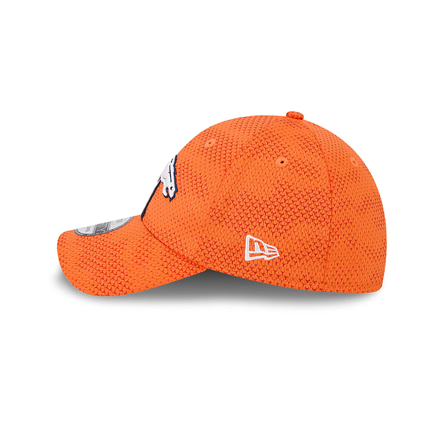 Denver Broncos NFL New Era Men's Orange 39Thirty 2024 Sideline Stretch Fit Hat