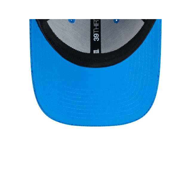 Casquette extensible 39Thirty 2024 Sideline pour homme Detroit Lions NFL New Era bleue