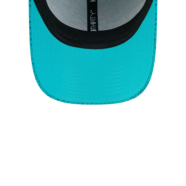 Casquette extensible pour homme Miami Dolphins NFL New Era 39Thirty 2024 Sideline Teal pour homme