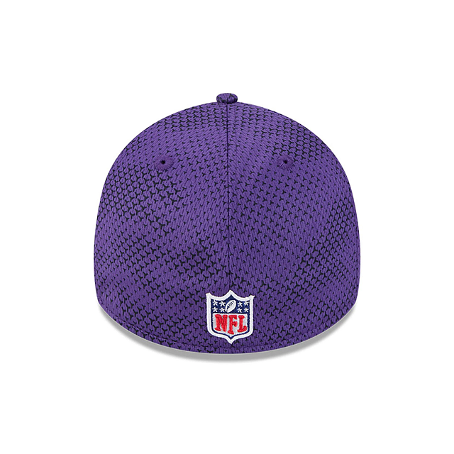 Casquette extensible pour homme Minnesota Vikings NFL New Era 39Thirty 2024 Sideline pour homme