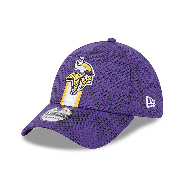 Minnesota Vikings NFL New Era Men's Purple  39Thirty 2024 Sideline Stretch Fit Hat