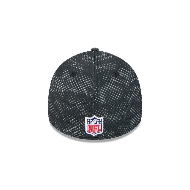 Casquette extensible noire 39Thirty 2024 Sideline des Pittsburgh Steelers NFL New Era pour homme