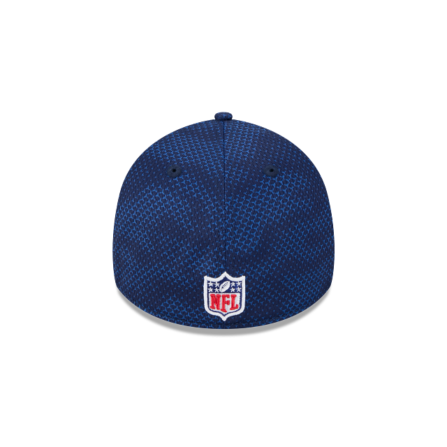 Seattle Seahawks NFL New Era Men's Navy 39Thirty 2024 Sideline Stretch Fit Hat