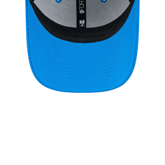 Detroit Lions NFL New Era Men's Blue 9Forty 2024 Sideline Stretch Snapback Hat