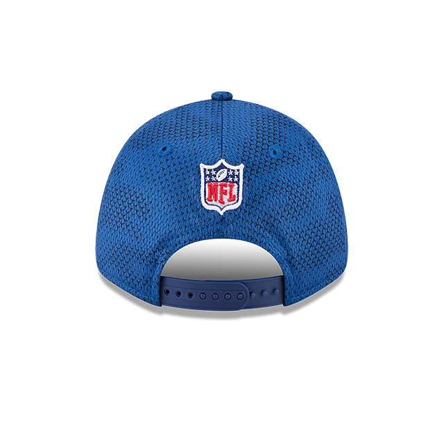 Casquette Snapback extensible 9Forty 2024 Sideline pour homme Indianapolis Colts NFL New Era bleue