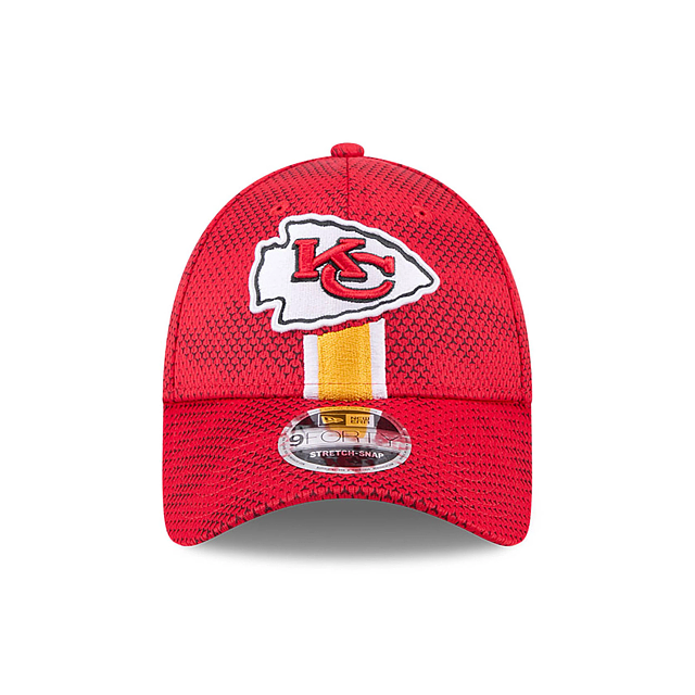 Kansas City Chiefs NFL New Era Men's Red 9Forty 2024 Sideline Stretch Snapback Hat