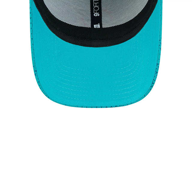 Miami Dolphins NFL New Era Men's Teal 9Forty 2024 Sideline Stretch Snapback Hat