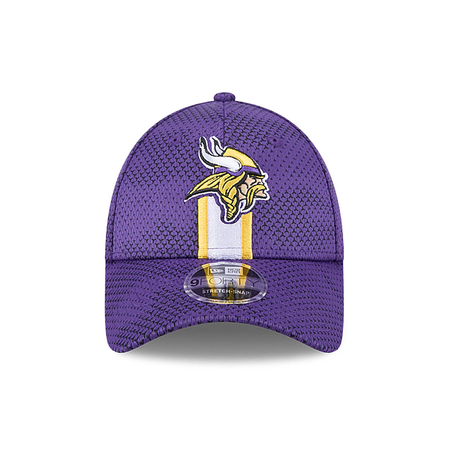 Minnesota Vikings NFL New Era Men's Purple 9Forty 2024 Sideline Stretch Snapback Hat