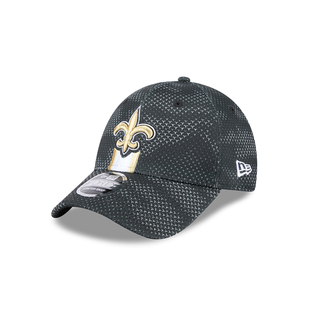 New Orleans Saints NFL New Era Men's Black 9Forty 2024 Sideline Stretch Snapback Hat