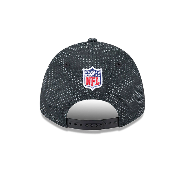 New Orleans Saints NFL New Era Men's Black 9Forty 2024 Sideline Stretch Snapback Hat