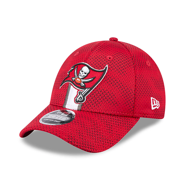 Tampa Bay Buccaneers NFL New Era Men's Red 9Forty 2024 Sideline Stretch Snapback Hat