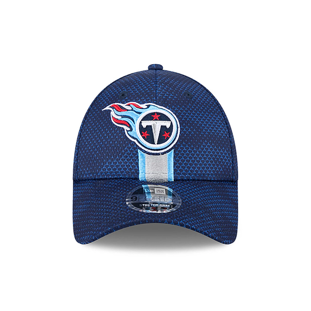 Tennessee Titans NFL New Era Men's Blue 9Forty 2024 Sideline Stretch Snapback Hat