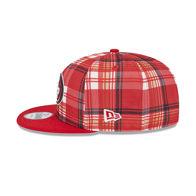 Casquette snapback NFL New Era rouge 9Fifty Sideline des 49ers de San Francisco pour homme