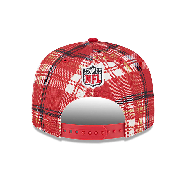 Casquette snapback NFL New Era rouge 9Fifty Sideline des 49ers de San Francisco pour homme