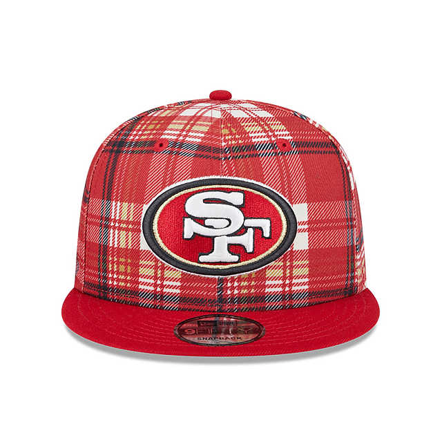 Casquette snapback NFL New Era rouge 9Fifty Sideline des 49ers de San Francisco pour homme