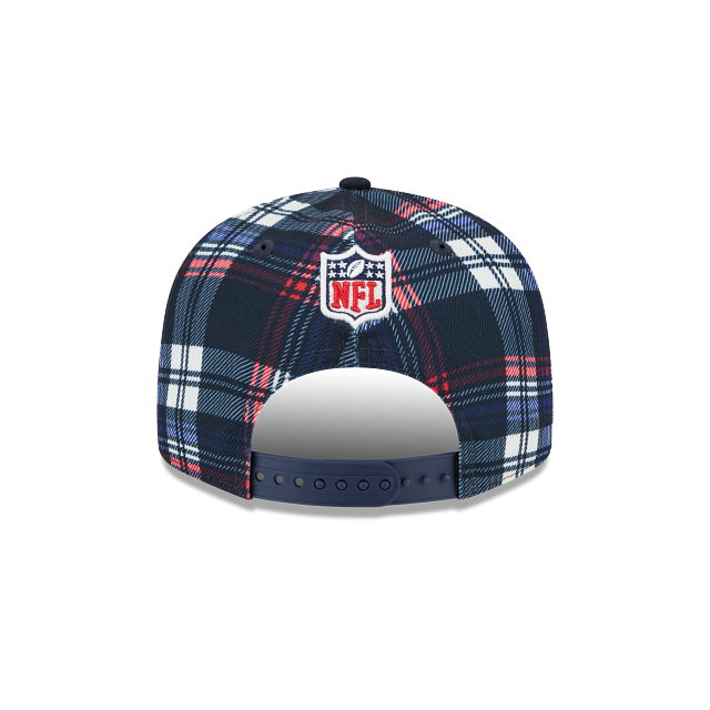 Casquette snapback NFL 9Fifty Sideline bleu marine pour homme des Houston Texans de New Era