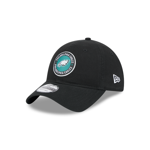 Philadelphia Eagles NFL New Era Men's Black 9Twenty 2024 Sideline Adjustable Hat