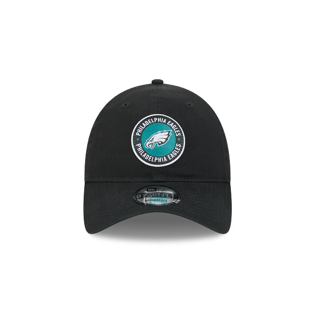 Philadelphia Eagles NFL New Era Men's Black 9Twenty 2024 Sideline Adjustable Hat