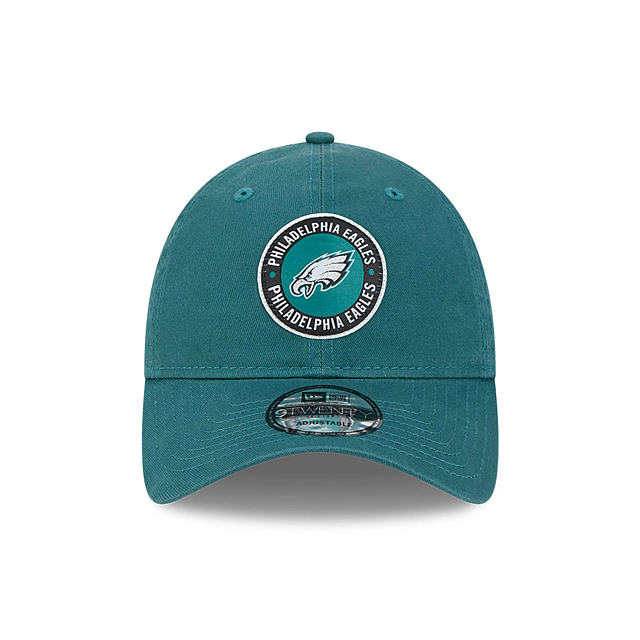 Philadelphia Eagles NFL New Era Men's Green 9Twenty 2024 Sideline Adjustable Hat