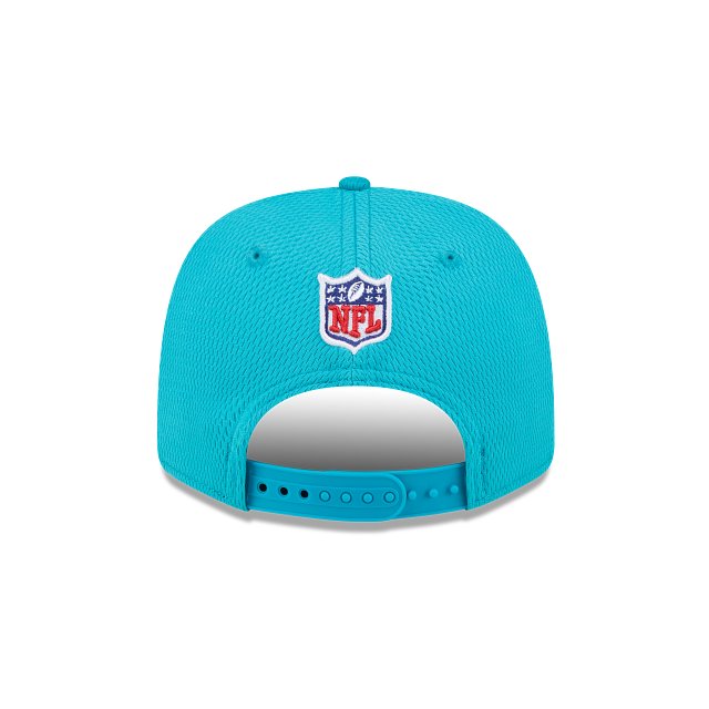 Casquette à visière extensible 9Seventy 2024 Sideline pour homme des Dolphins de Miami NFL New Era Teal