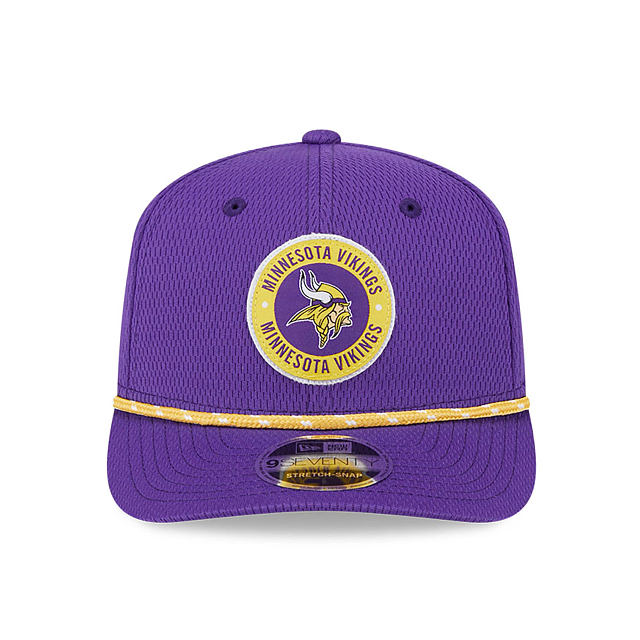 Minnesota Vikings NFL New Era Men's Purple 9Seventy 2024 Sideline Stretch Snapback