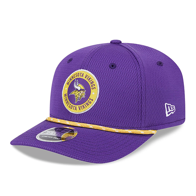 Minnesota Vikings NFL New Era Men's Purple 9Seventy 2024 Sideline Stretch Snapback