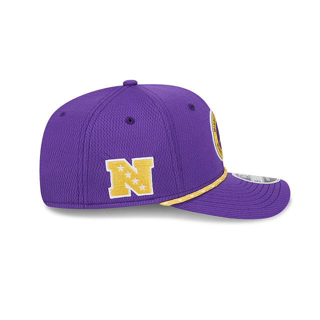 Minnesota Vikings NFL New Era Men's Purple 9Seventy 2024 Sideline Stretch Snapback