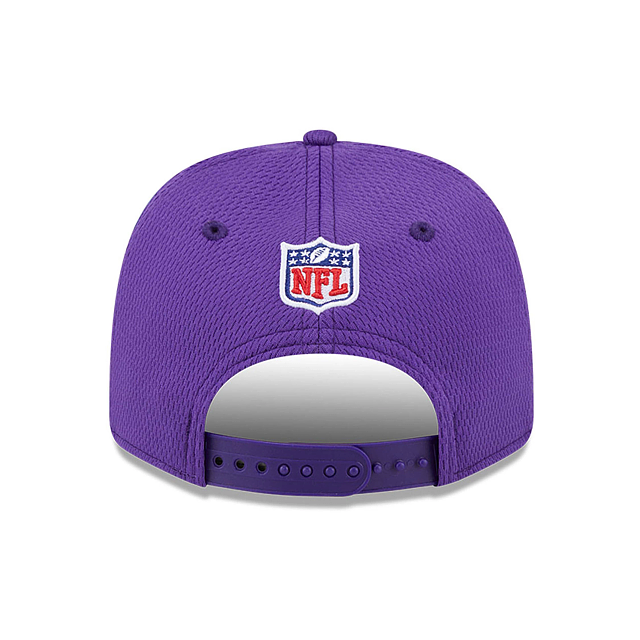 Casquette Snapback extensible Sideline 9Seventy 2024 violette pour homme des Vikings du Minnesota NFL New Era