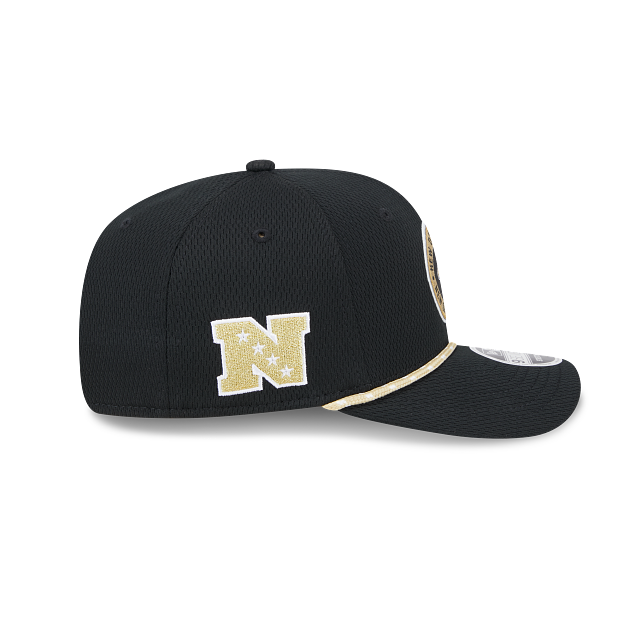 New Orleans Saints NFL New Era Men's Black 9Seventy 2024 Sideline Stretch Snapback