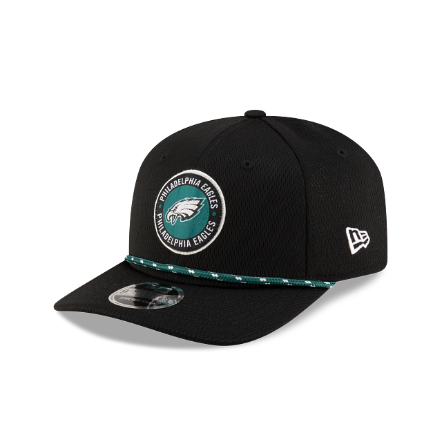 Philadelphia Eagles NFL New Era Men's Black 9Seventy 2024 Sideline Stretch Snapback